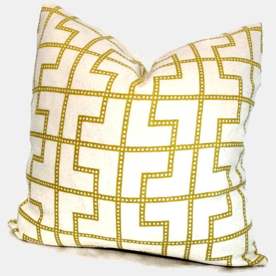 Bleecker Absinthe, Decorative Pillow cover Celerie Kemble Schumacher