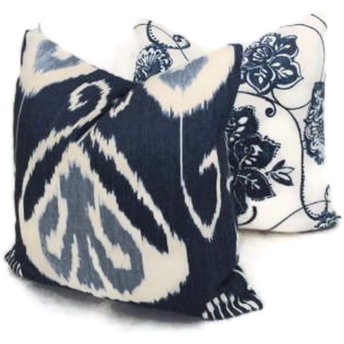 Indigo Ikat, Kravet Decorative Pillow Cover 18x18, 20x20 or 22x22, toss pillow, accent pillow, throw pillow
