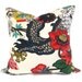 Pair of Schumacher Alabaster Chiang Mai Dragon Decorative Pillow Covers 18x18, 20x20 or 22x22, Toss Pillow, Accent Pillow, Throw Pillows