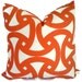 Trina Turk Persimmon Santorini Indoor Outdoor Pillow Cover, Schumacher, 18x18, 20x20 or 22x22