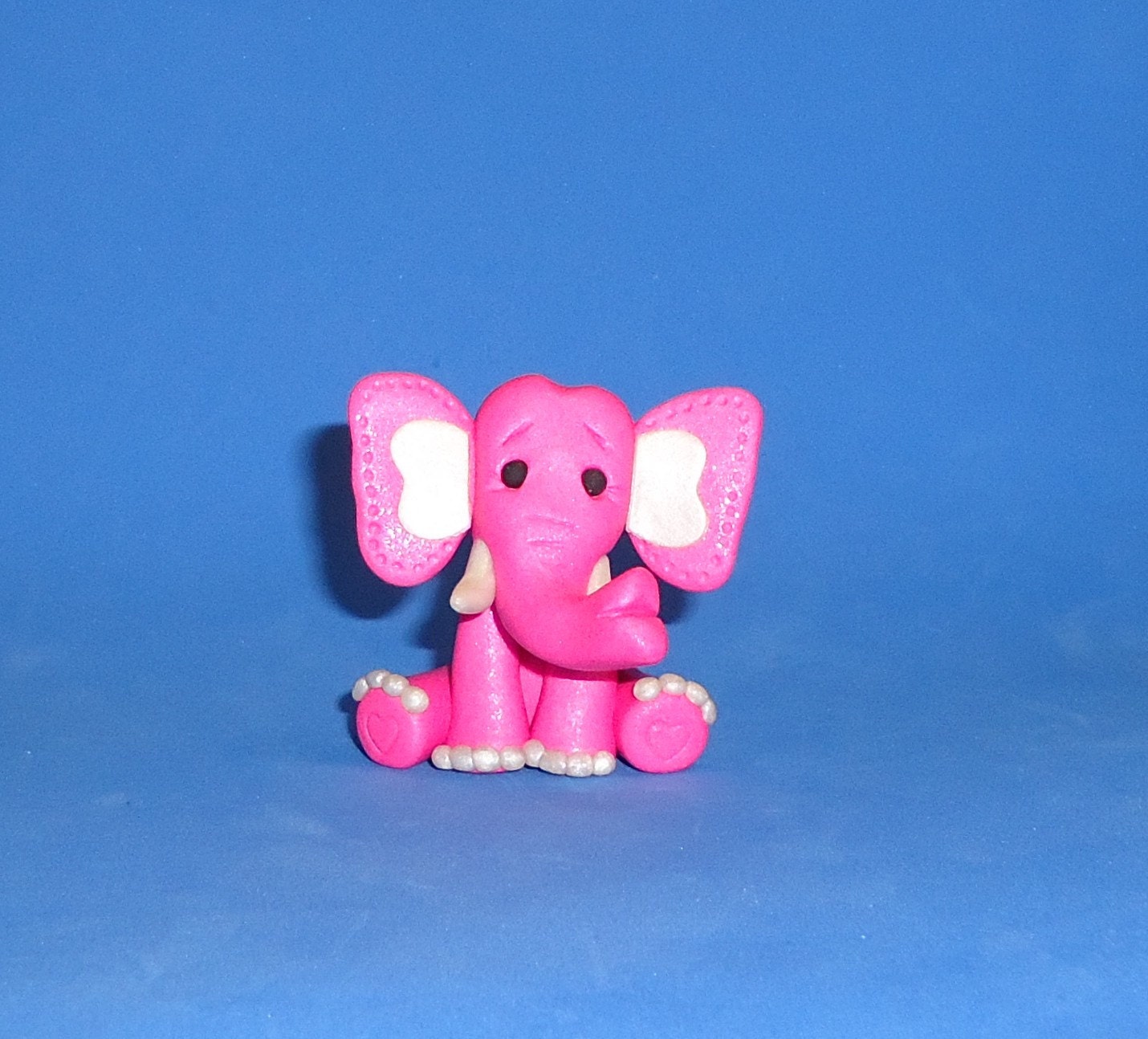 Polymer Clay Pink Elephant