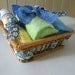 Babies in a Basket, Set of 4, Unique Baby Shower Gift