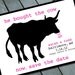 Quirky Funny SAVE THE DATE Card, Digital printable file