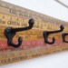 Vintage Yardstick Coat Rack - 30 inches