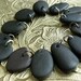 Alaska river stone charms, beads, pendants, 13 stones, river rocks, drilled, Coupon sale