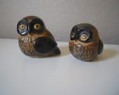 Mid Century Pair of Owls