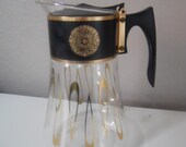 David Douglas Black and Gold Carafe