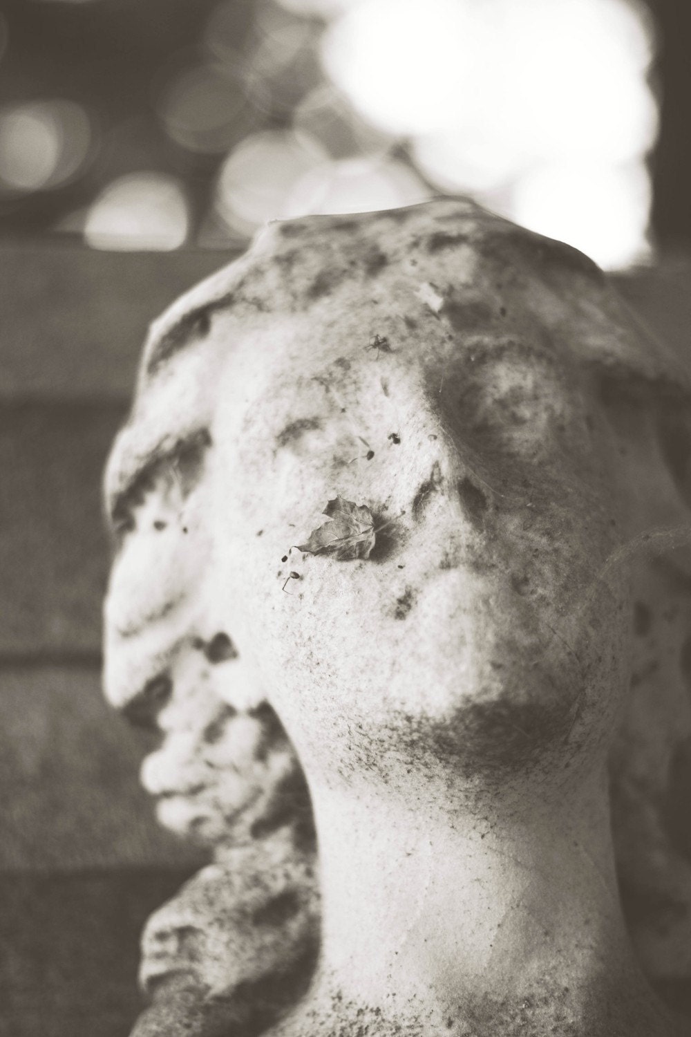 What Dreams May Come - Fine art photography, cemetery, moody, black and white