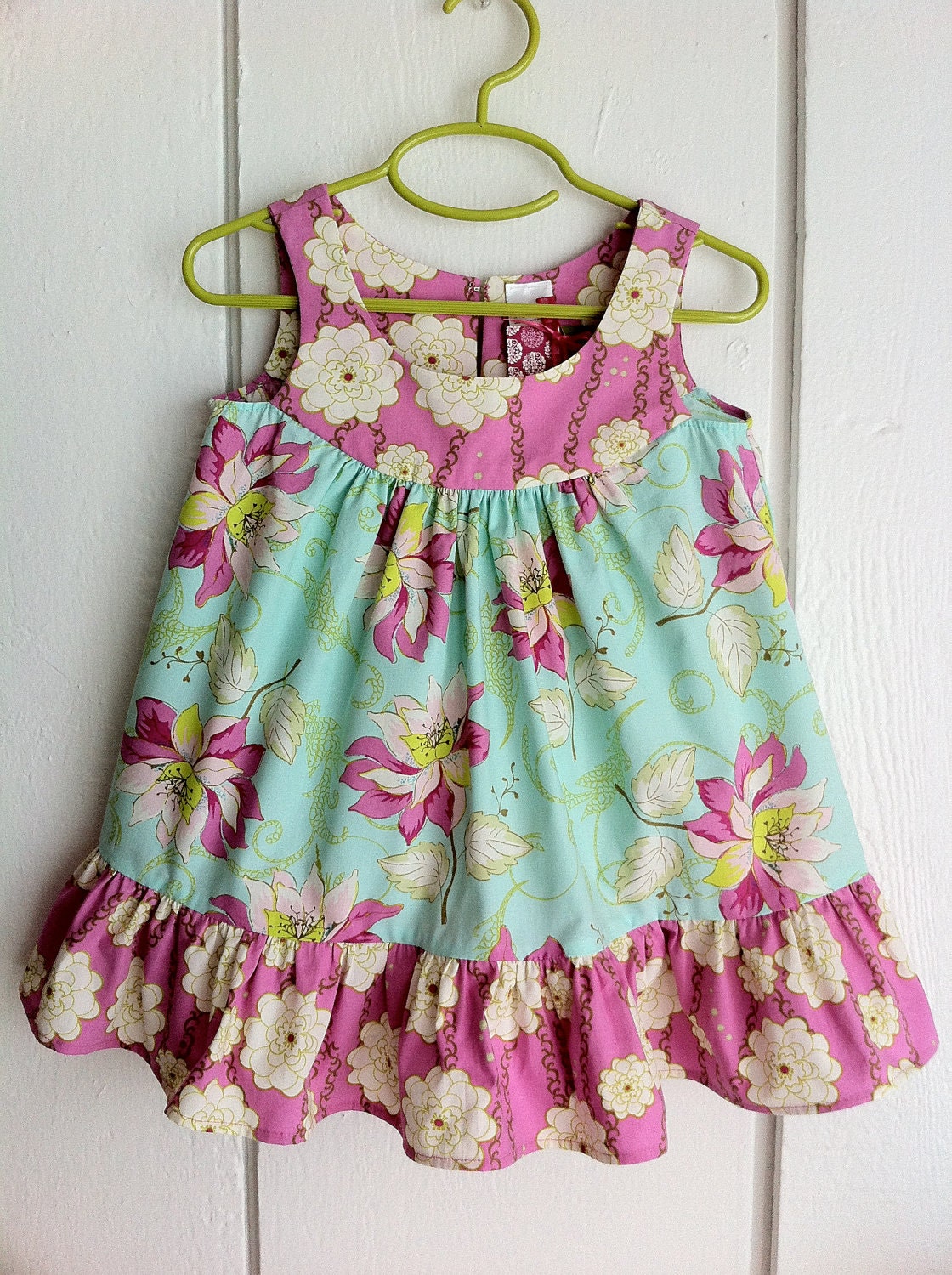 Girly Girl Ruffle Toddler Girls Dress (1T,2T,3T,4T)