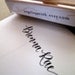Custom Calligraphy Name Stamp -- Your Name Handwritten - Choice of Style