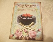 French Pastries Tags  ( Set of  8 )   TG  048