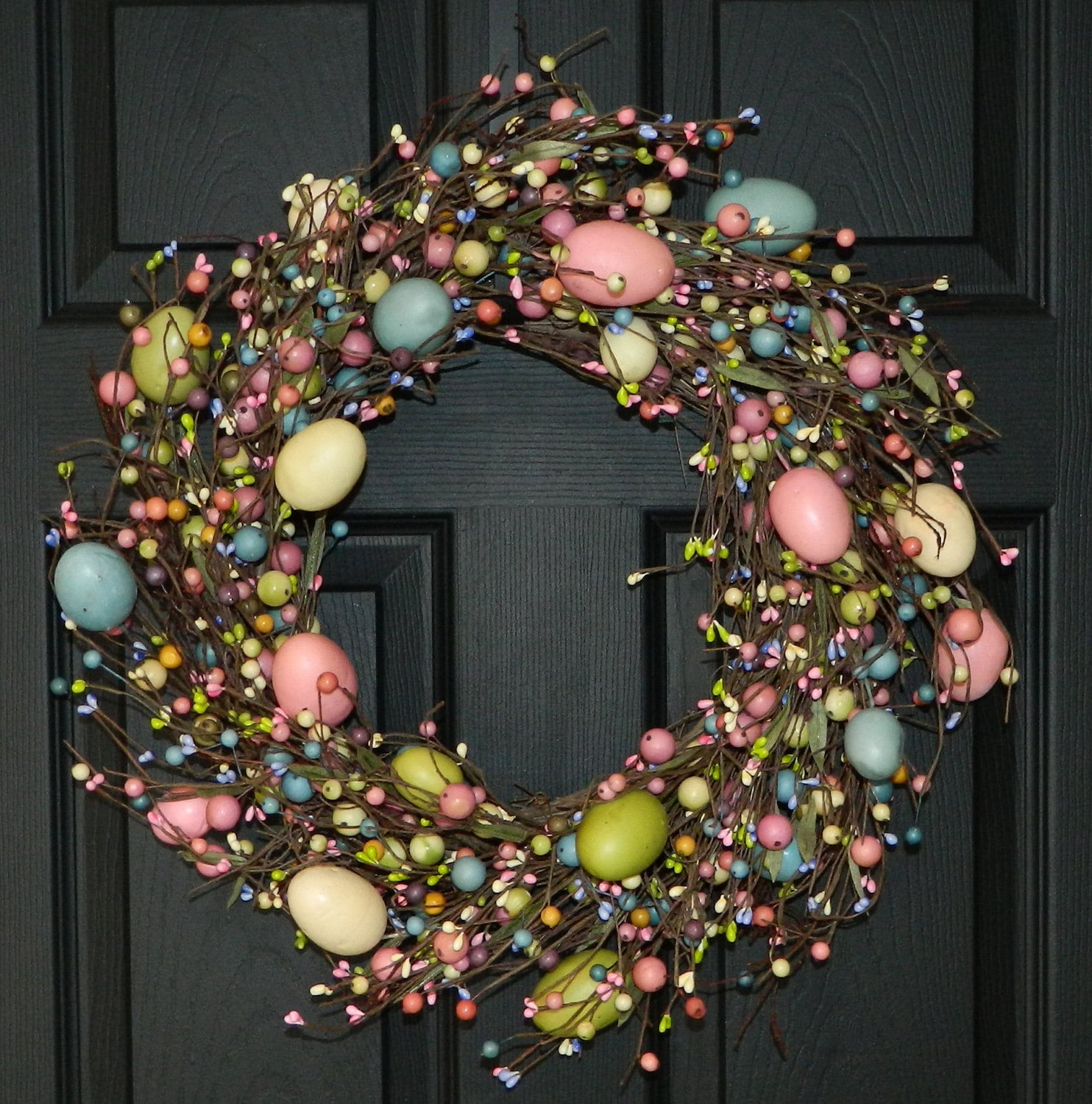 Spring Wreath - Easter Wreath - Egg Wreath