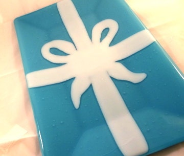 Custom Wedding Plate Fused Glass Cake Plate Matches Bridal Cake or Brides Color Story MTO