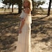 Off The Shoulder, Ivory, Vintage Wedding Dresses - Jordan