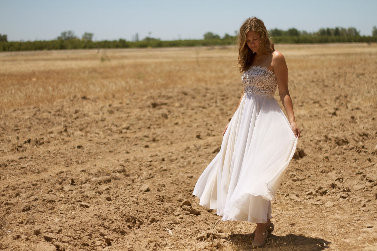 Strapless Vintage Wedding Dresses - Kathryn