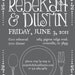 Custom Rehearsal Dinner Invitation (Digital File, Print Anywhere)