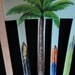 Hand painted surfboard themed chair