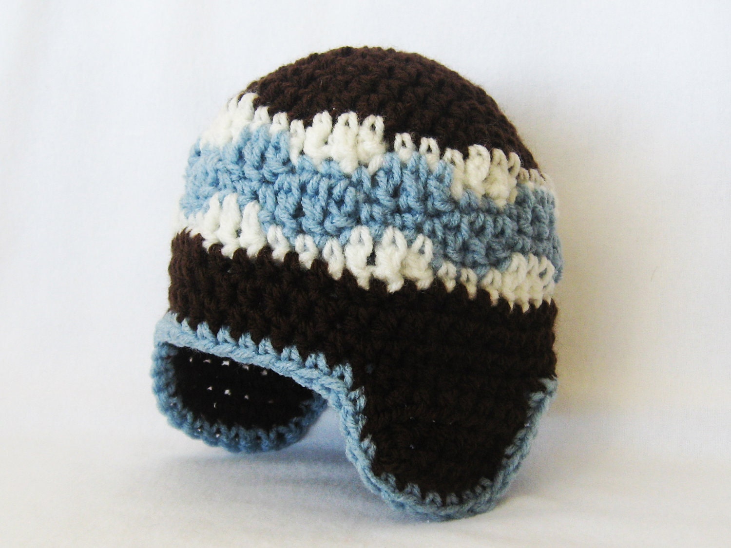 CROCHET PATTERN Aviator Hat (5 sizes included from newborn-adult) Instant Download