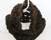 CROCHET PATTERN Tweed Cowl / Neck Warmer (Size Adult) Instant Download