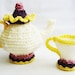 CROCHET PATTERN Mrs. Potts Tea and Cookies (Permission to sell finished items) Instant Download