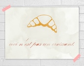 Croissant Print