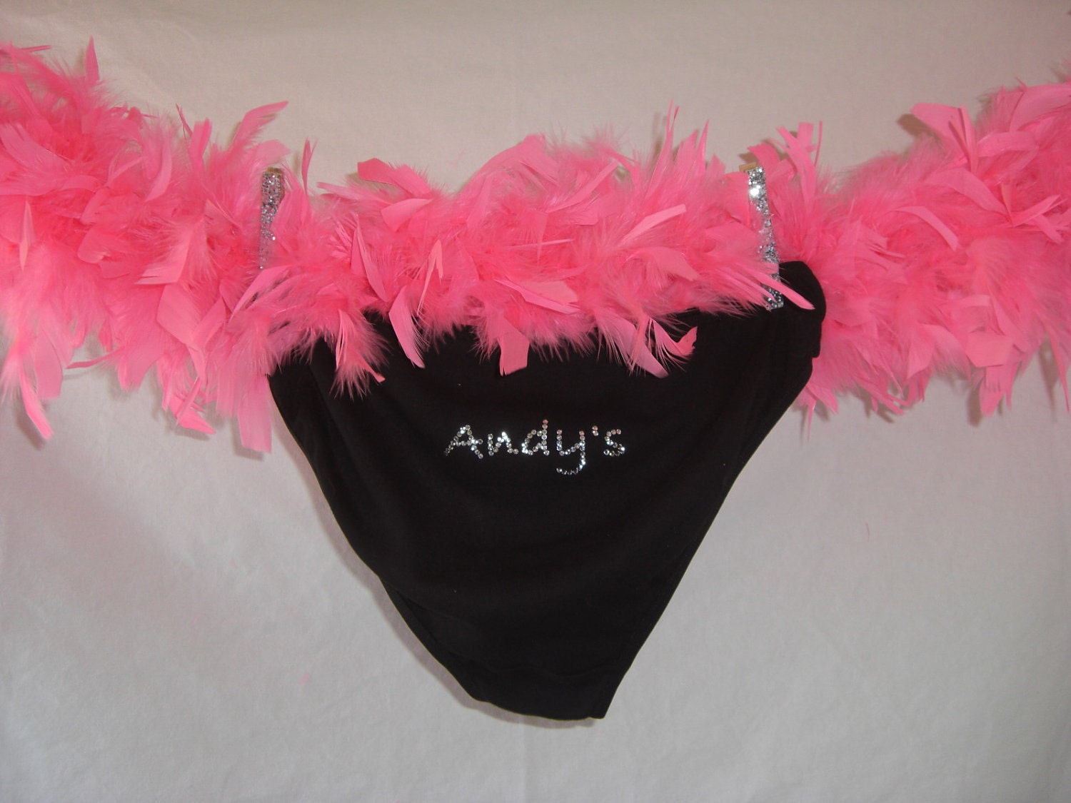 Custom Crystal PANTY - First Name, Swarovski Rhinestone Embellished perfect that special someone, 3 styles by Dirty Girl Creations on Etsy