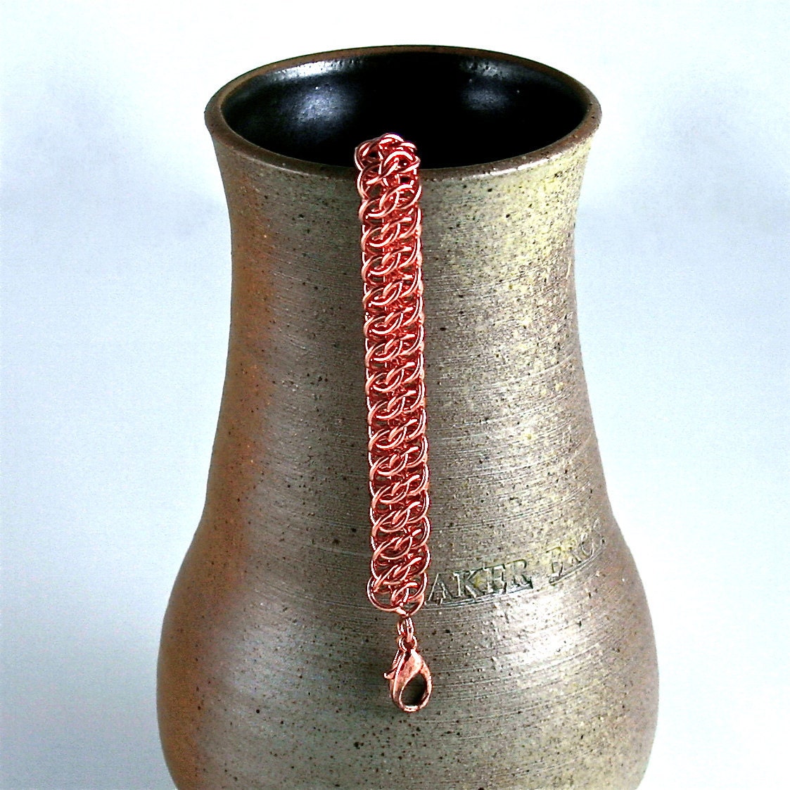 Chain Maille Bracelet, Copper, GSG, unisex