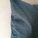 18x18 Teal Blue Cotton Velvet Pillow Cover- Square Decorative Throw Pillows- Invisible Zipper Closure- Cushion Cover 51x51cm