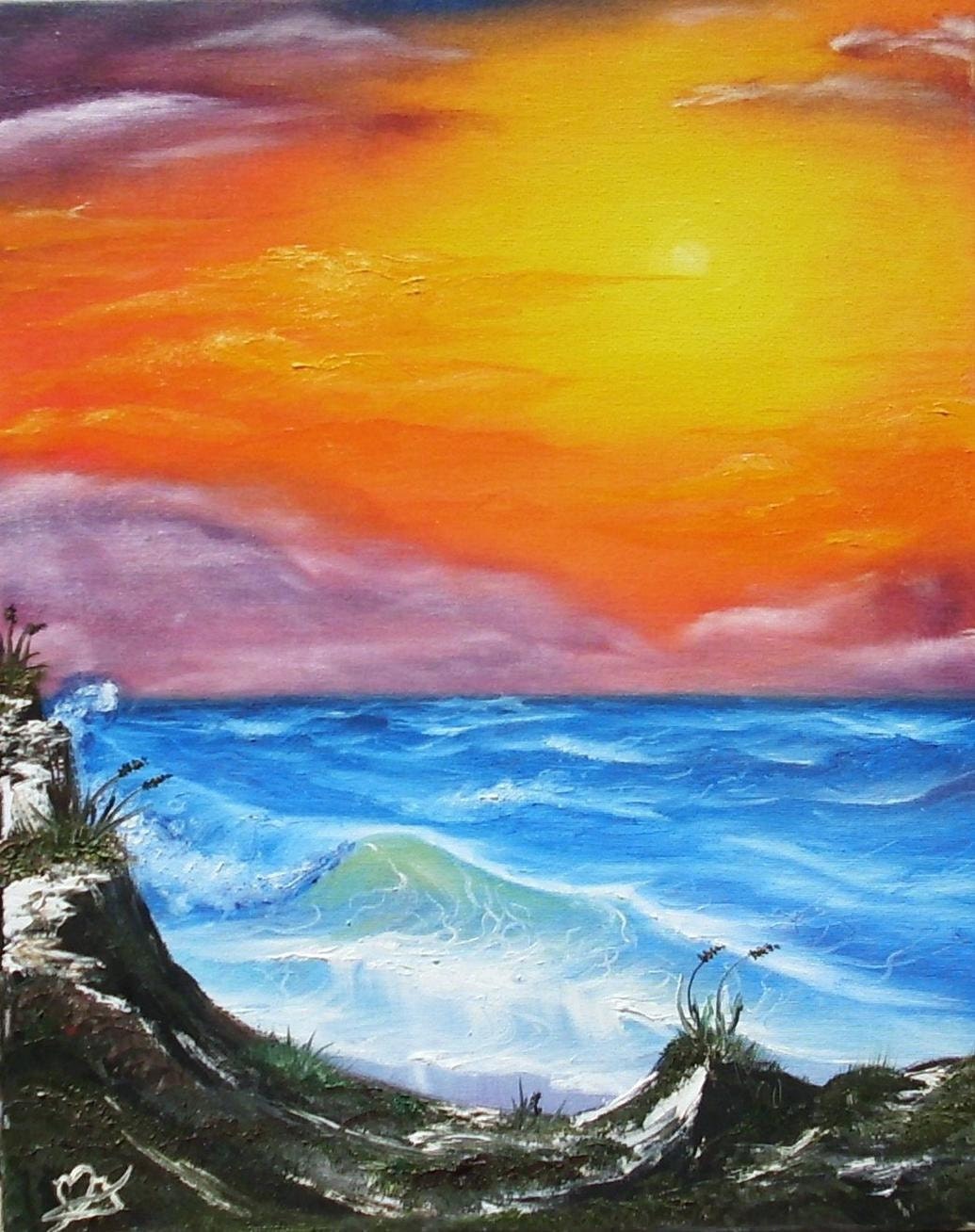 Sunrise Oil Painting