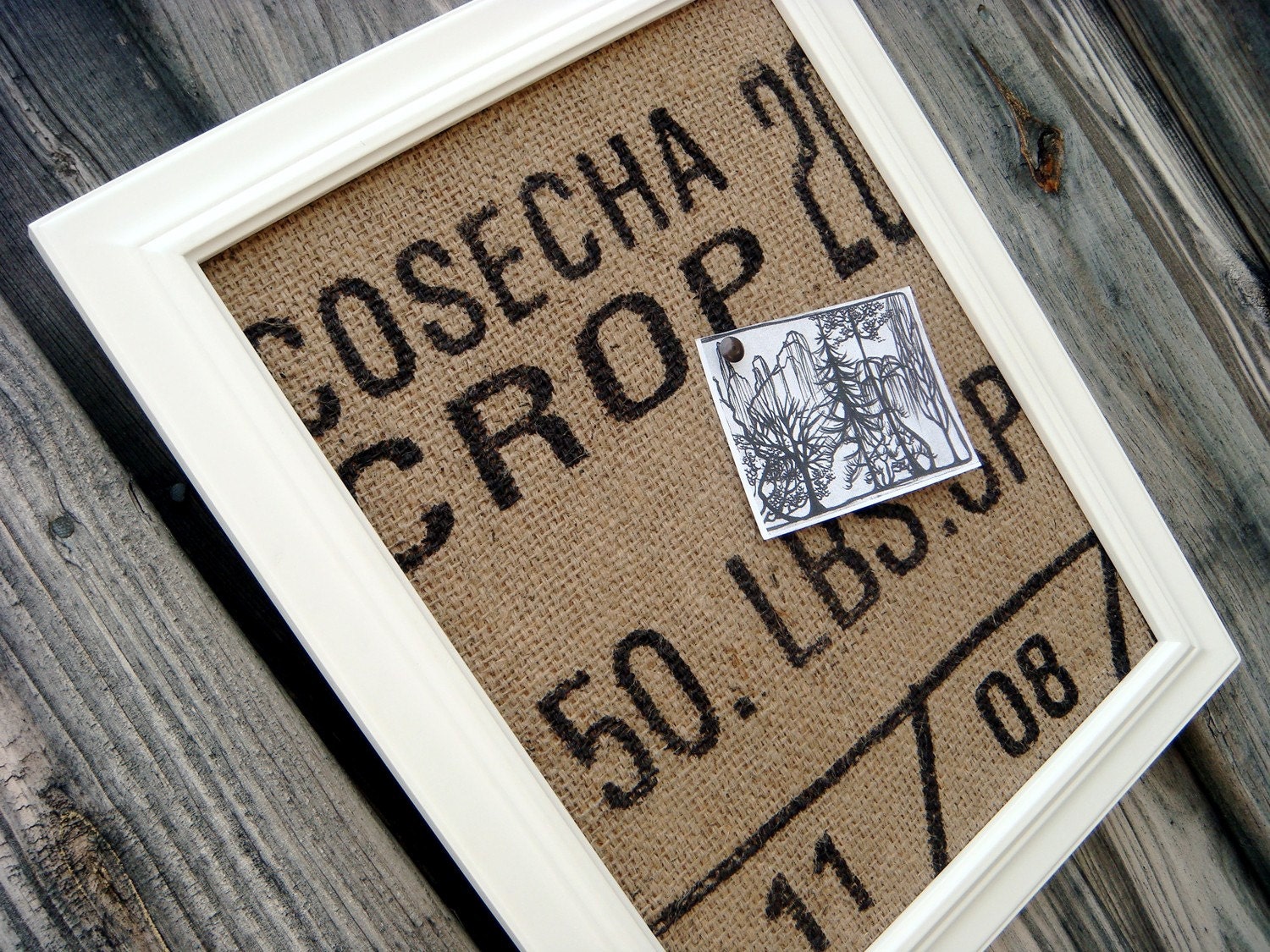 Coffee Bean Memo Board