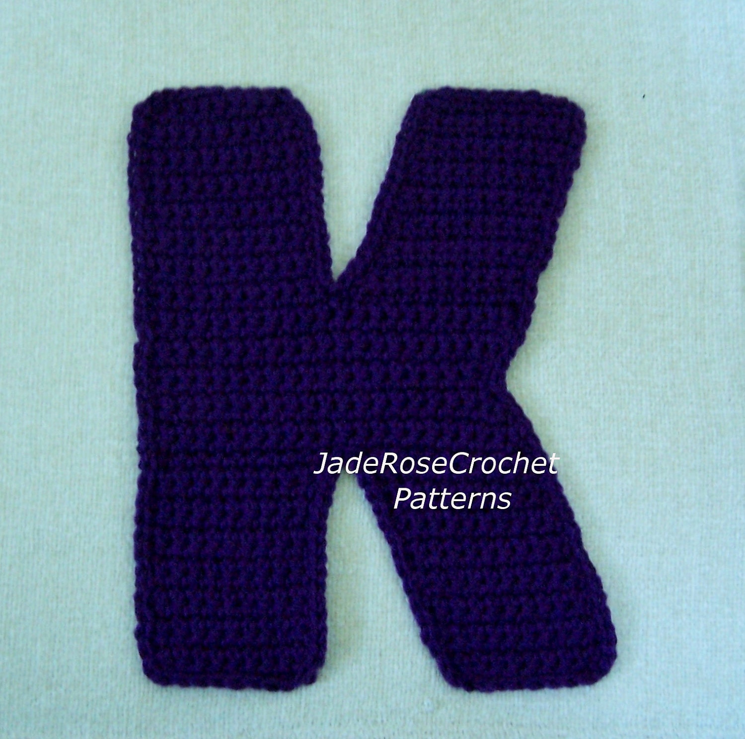 Crochet Letters Patterns - K
