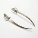Silver sword earrings