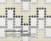 Whiston Dot LAMINATED fabric yardage (aka oilcloth, vinyl, coated, slicker)