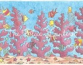 Under the Sea Coral Reef Illustration - Ready to Ship -