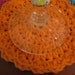Set of Four Bright Cheerful Crocheted Coasters
