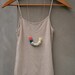 not quite flat beads make a handmade necklace