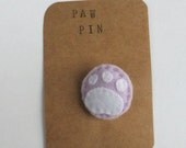 Pastel Lilac Paw Pin