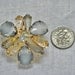 Vintage Juliana Blue Rhinestone Confetti Brooch