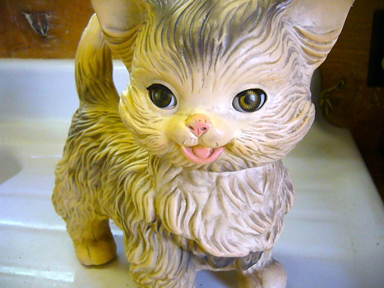 1960s Edward Mobley Cat Squeak Toy
