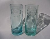 360 Vodka Recycled Bottle Tall Glasses - Set of 2