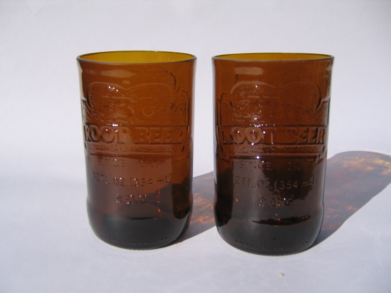 IBC Root Beer Recycled Glass - Set of 2