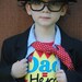 Daddy is my super hero- kids Father's Day tshirt