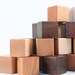 24-piece hardwood block set - all natural wooden toys, a new baby boy or girl heirloom gift with homegrown organic finish