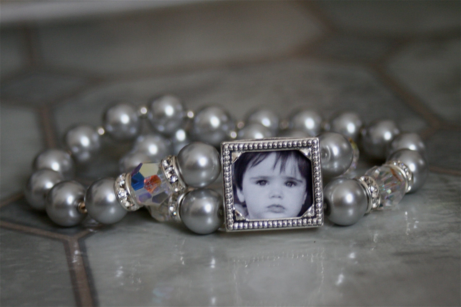 Wedding Bracelet, Brides Bracelet, Photo Bracelet, Wedding Jewelry Mother of Bride and Groom