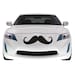 Mustache Car Decal, Large Vinyl Sticker, 2 PACK , 22"