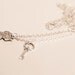 Owl & Key Pendant . Chain. Small. Cute . Gift for her . Spring