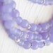 Long Lilac Jade Necklace . Violet . Bridal . Wedding