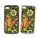 Vintage Floral iPhone 4 Case, William Morris Arts & Crafts Design, Protective Silicone Rubber iPhone 4 S case, Retro iPhone Case, Spring