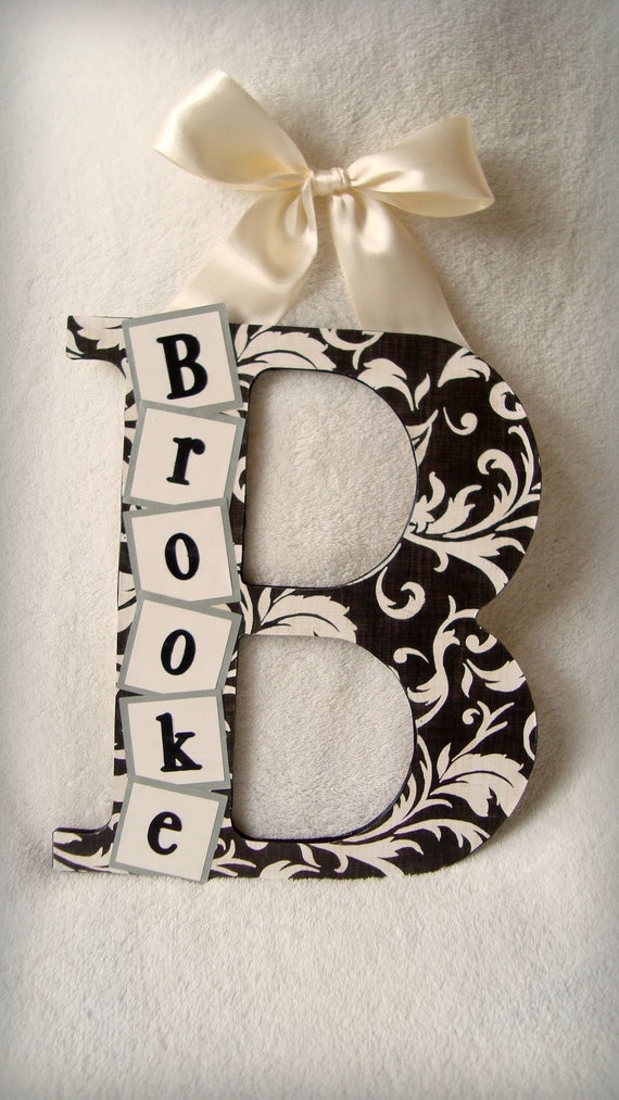 Custom Wood Letter for Laureen