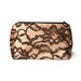 Gold & Black Lace, Makeup Bag - Art Deco, 1920s, Gatsby Bridesmaid Gift, Bridal Accessory Clutch, Vintage 1920s Mother's Day Gift